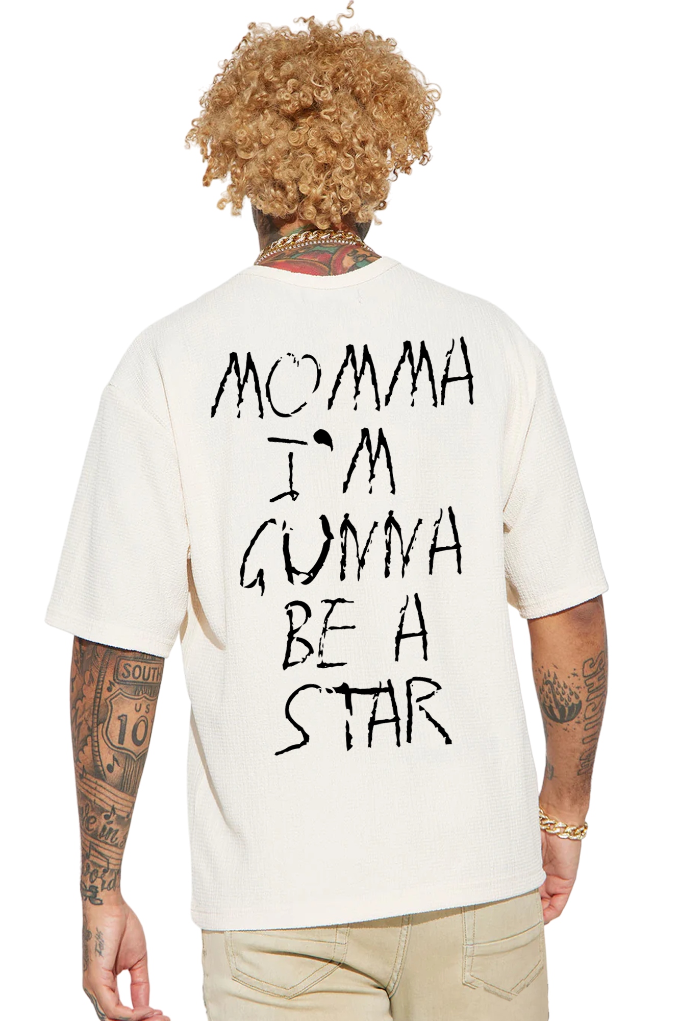 BABY STAR BOX CROPPED TEE BVA