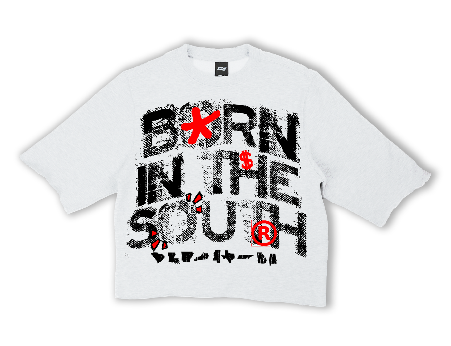 BORN IN THE SOUTH CROP SHIRT