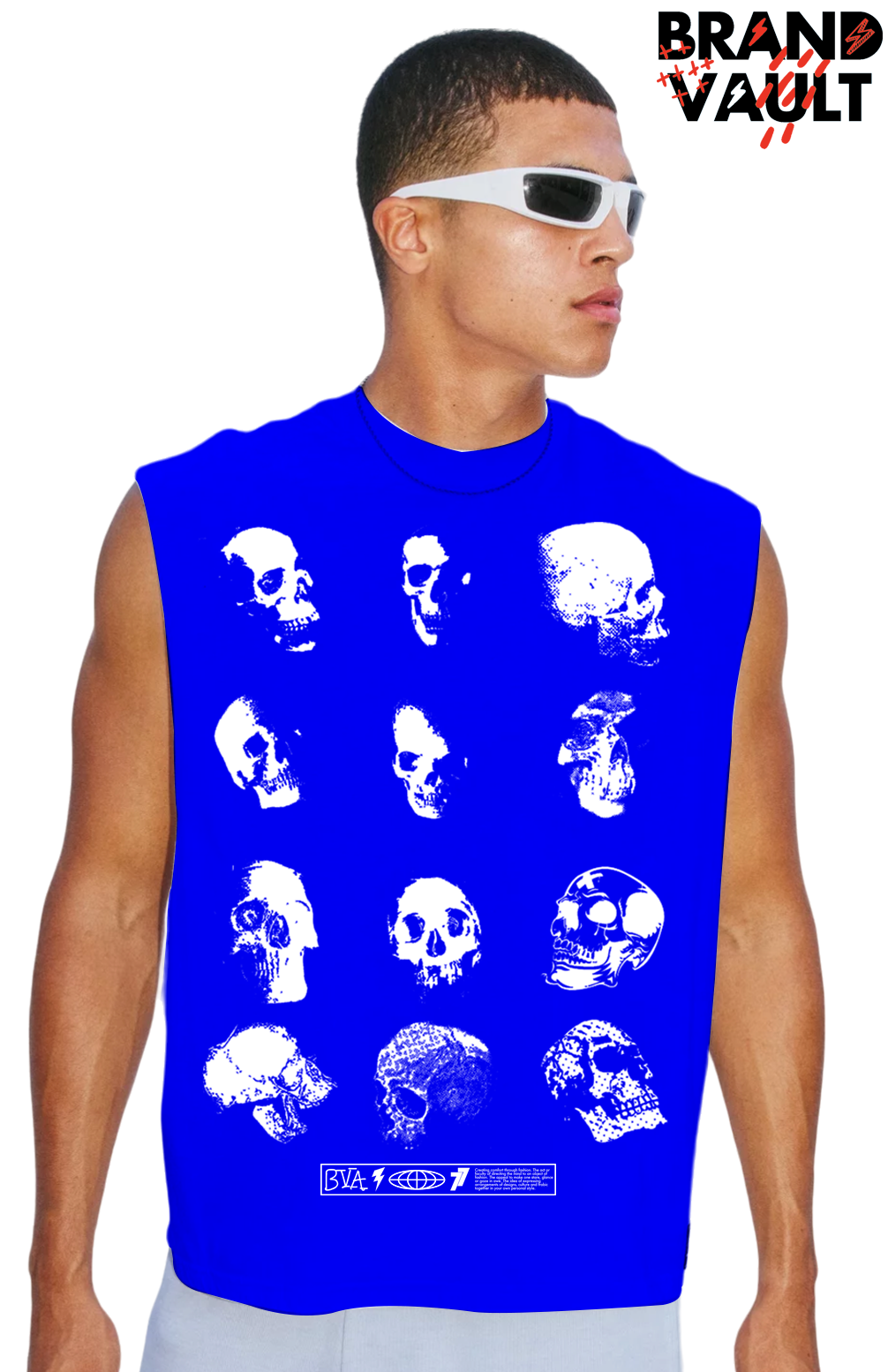 FRIENDS END! BVA SLEEVELESS DESIGNER TEE