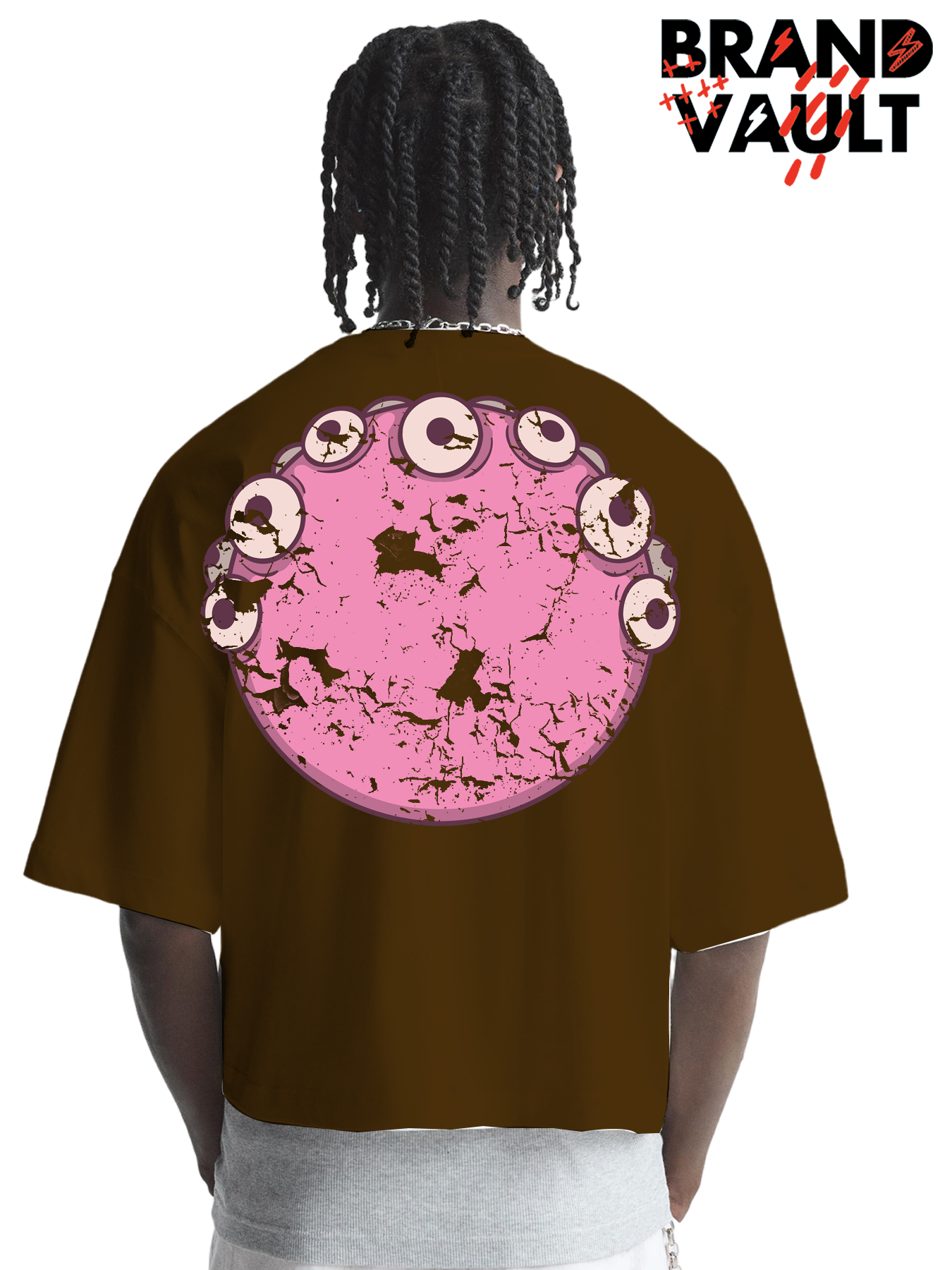 I SEE DEAD PEOPLE BVA 3/4 SLEEVE CROP SHIRT