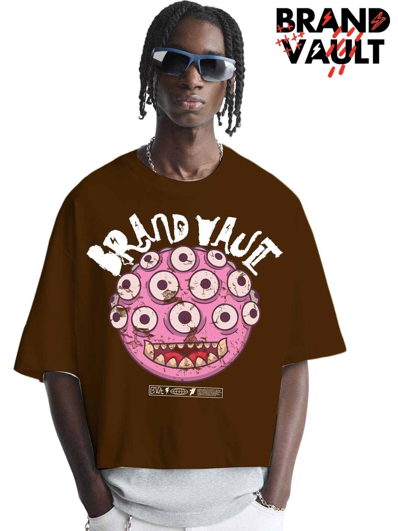 I SEE DEAD PEOPLE BVA 3/4 SLEEVE CROP SHIRT