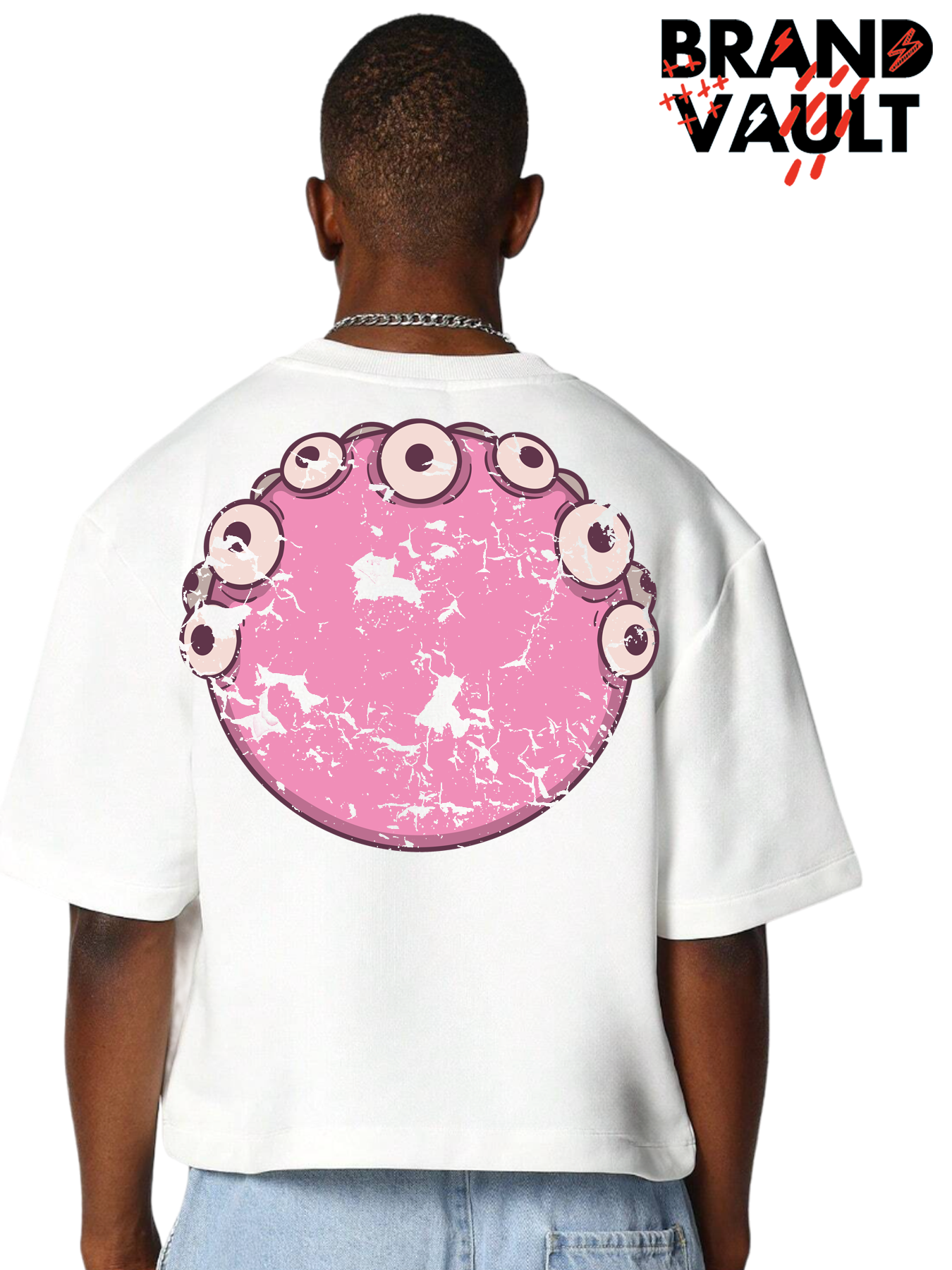 I SEE DEAD PEOPLE BVA 3/4 SLEEVE CROP SHIRT