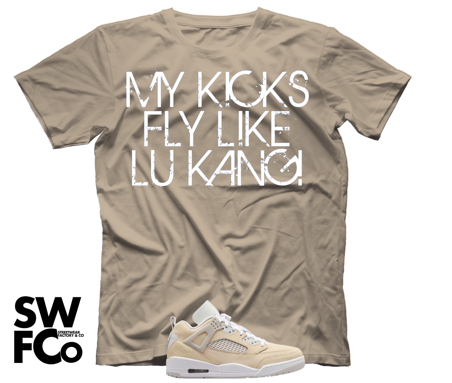 "My Kick Fly" Jordan Spizike Low Sand Drift