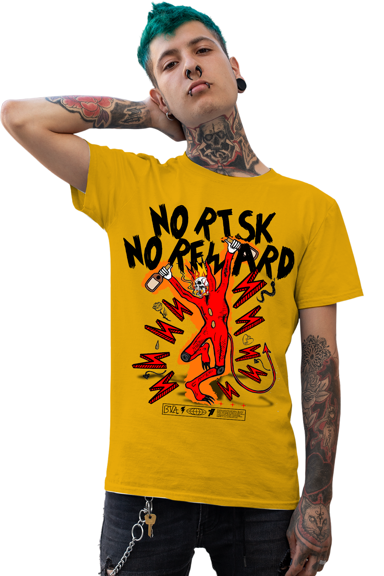 NO RISK NO REWARD BVA T-SHIRT
