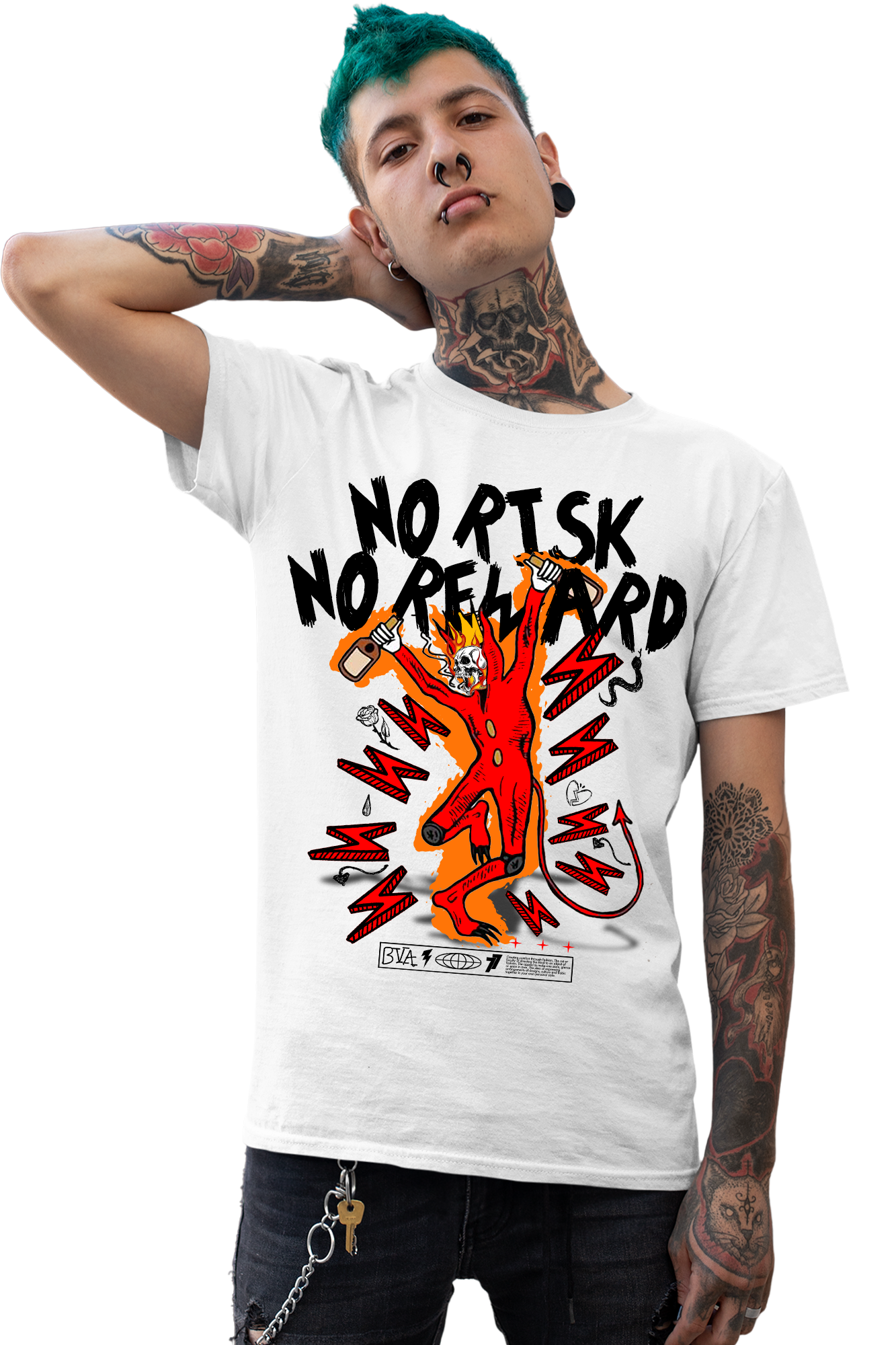 NO RISK NO REWARD BVA T-SHIRT