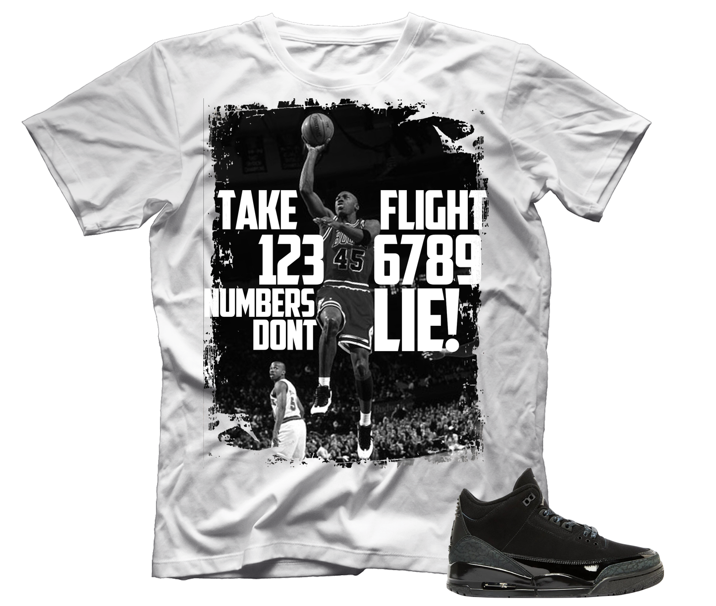 "Take Flight" Jordan Black Cat 3's