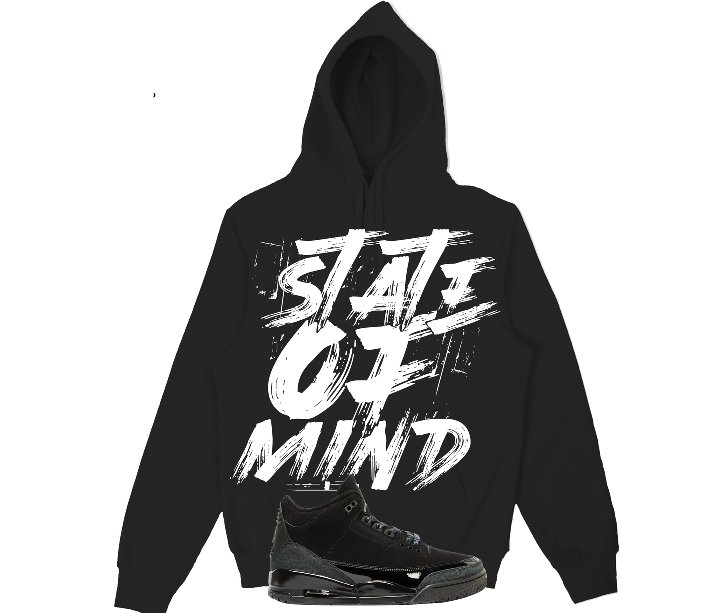 State of Mind (Hoodie) Air Jordan 3 Black Cat