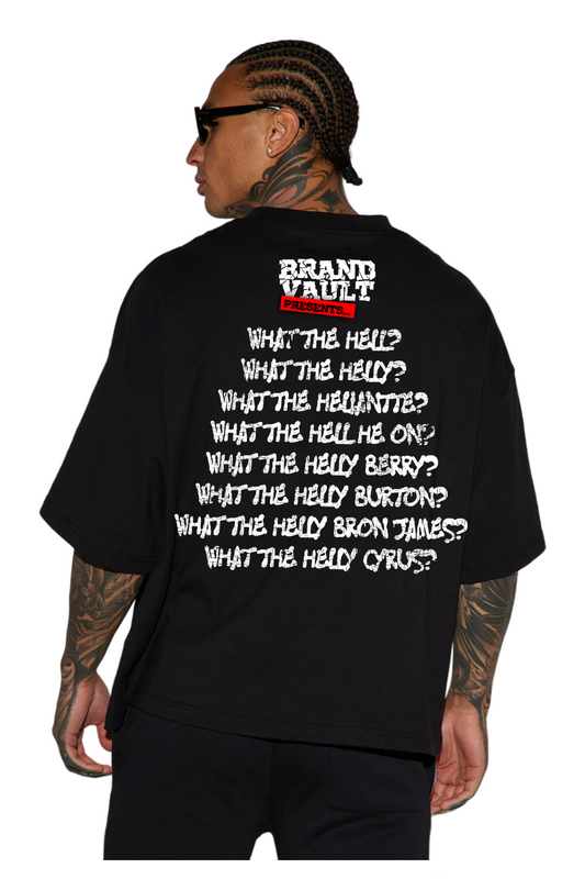 WHAT THE HELL BOX CROPPED TEE BVA