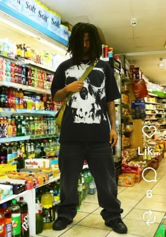 Skull Big Face TEE BVA