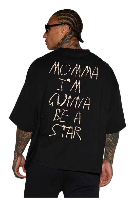 BABY STAR BOX CROPPED TEE BVA