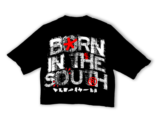 BORN IN THE SOUTH CROP SHIRT