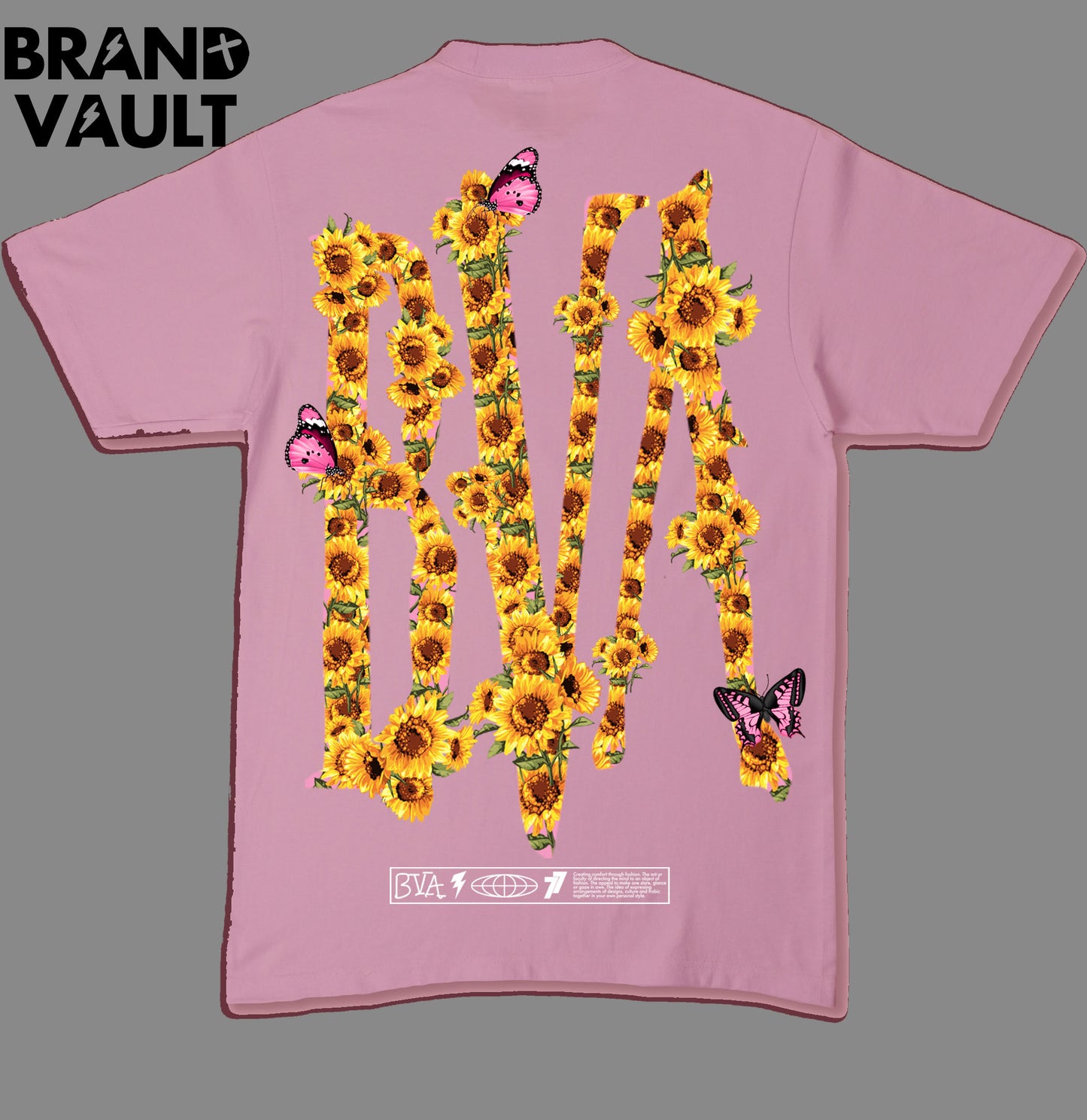 BVA Butterflies and Flowers T-SHIRT