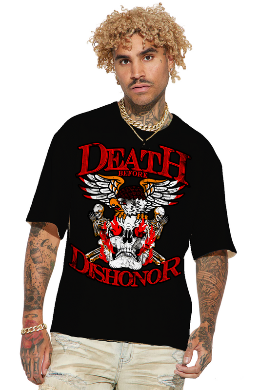 DEATH BEFORE DISHONOR BVA T-SHIRT
