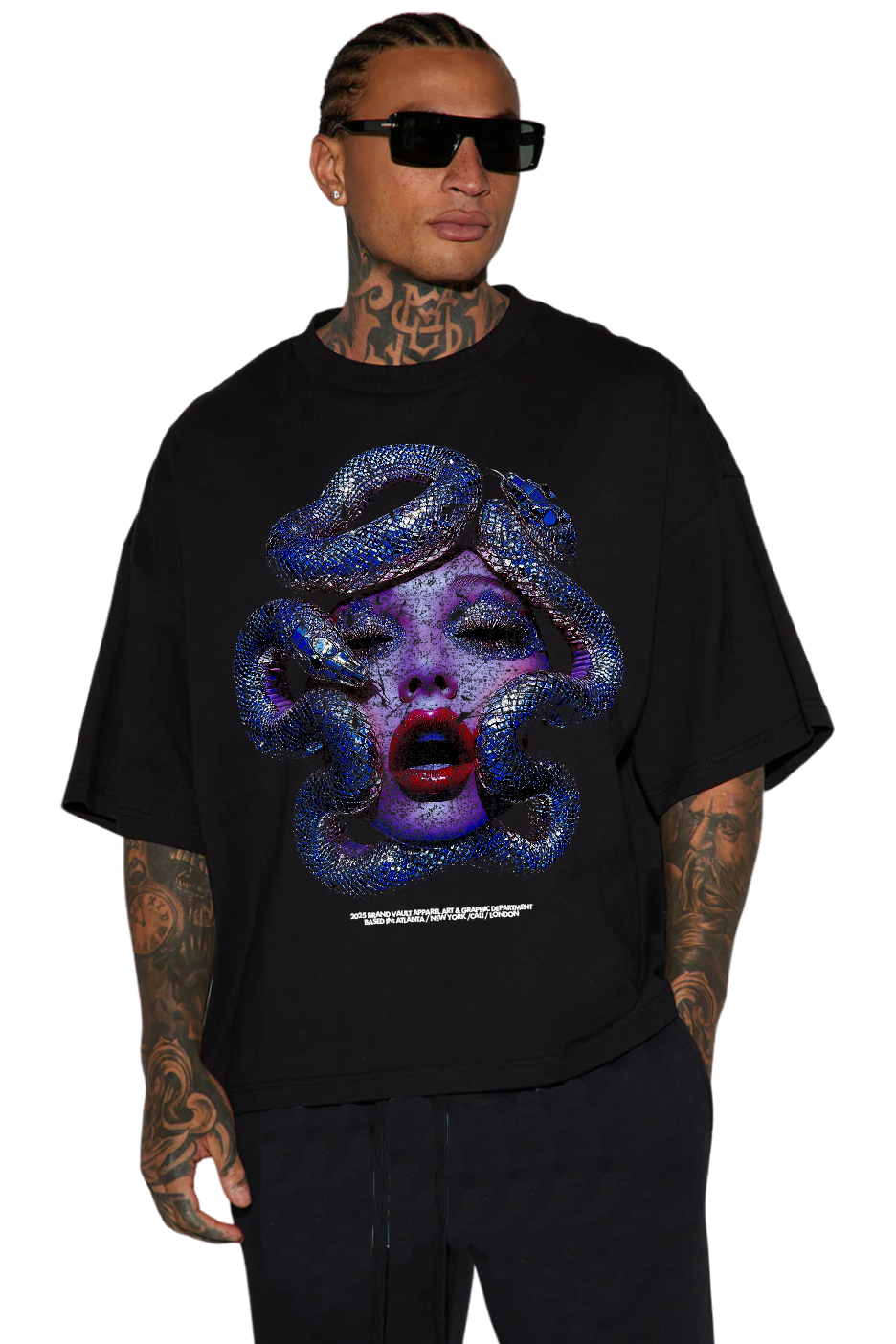 DIAMOND HEAD MEDUSA BOX CROPPED TEE BVA