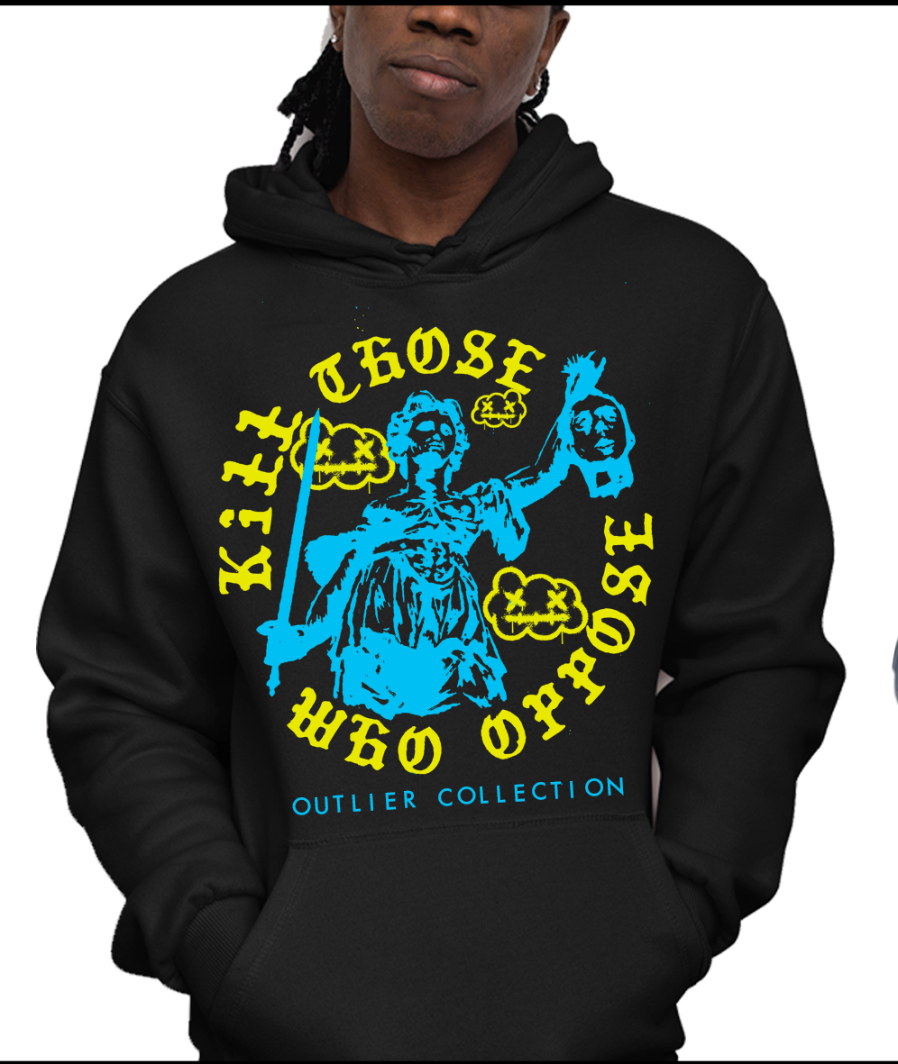 "Who Oppose" GAMMA 11'S (OUTLIER HOODIE)