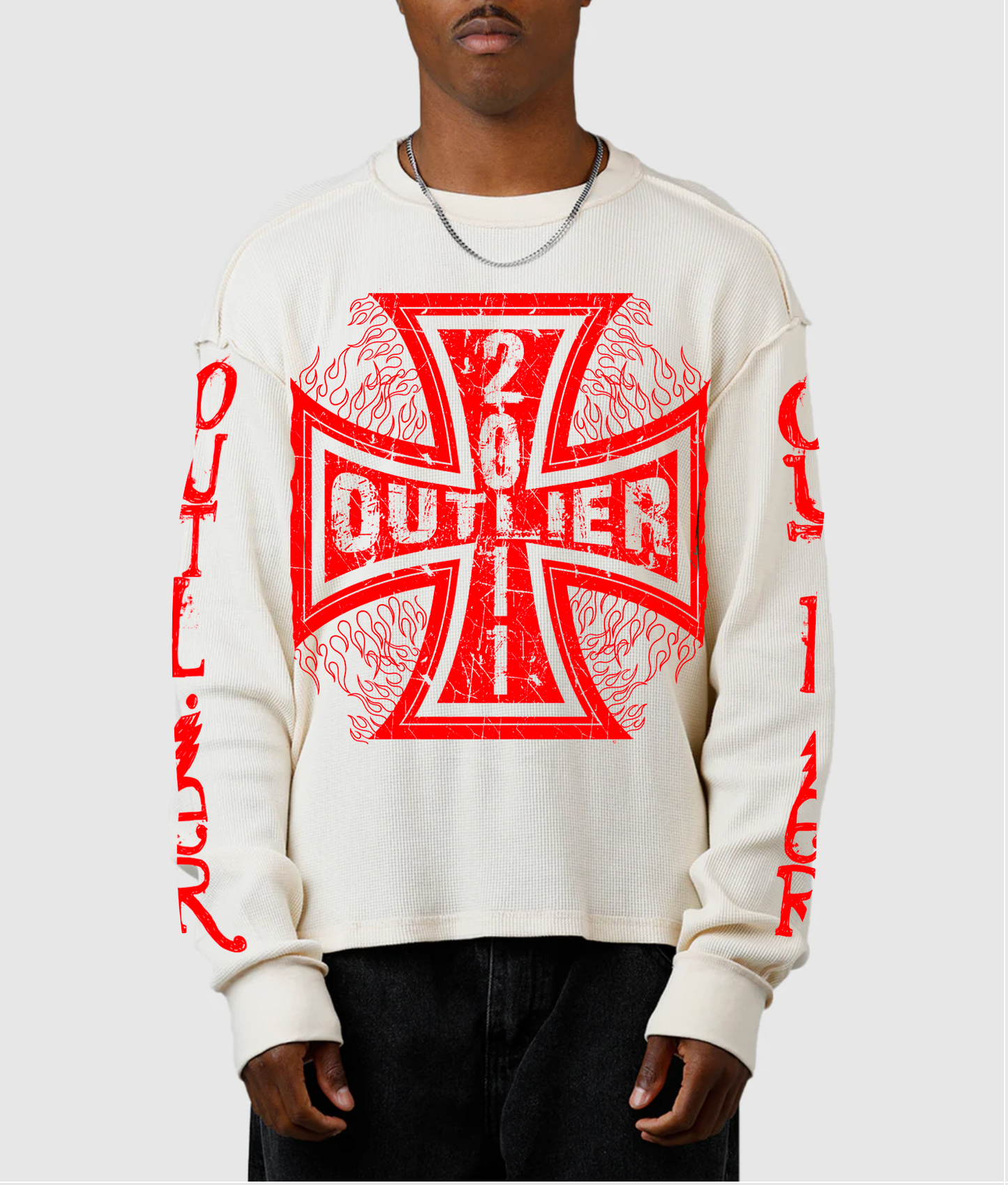 Hell's Angels White (Long Sleeve Tee)