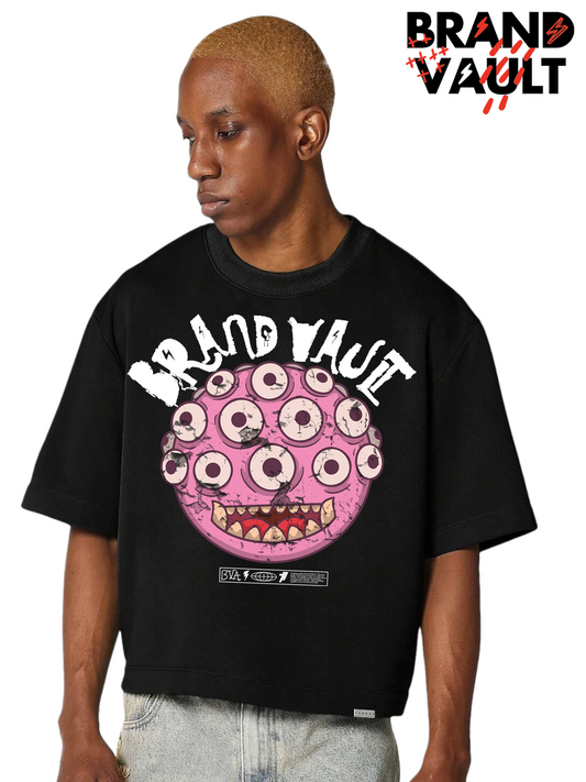 I SEE DEAD PEOPLE BVA 3/4 SLEEVE CROP SHIRT