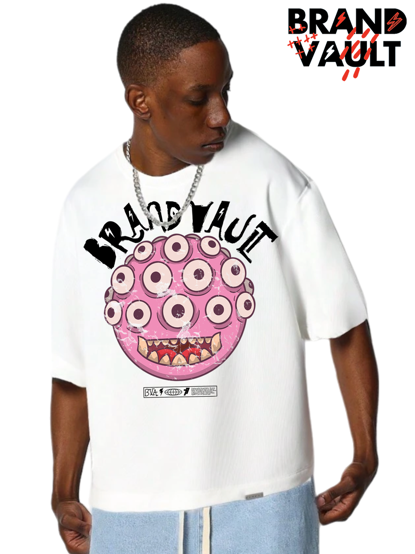I SEE DEAD PEOPLE BVA 3/4 SLEEVE CROP SHIRT