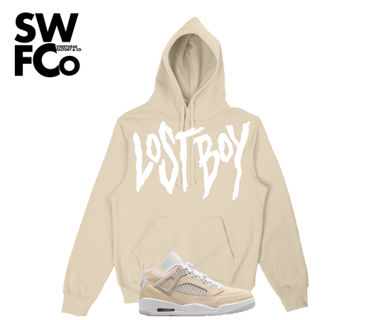 "Lostboy" Jordan Spizike Low Sand Drift Hoodie