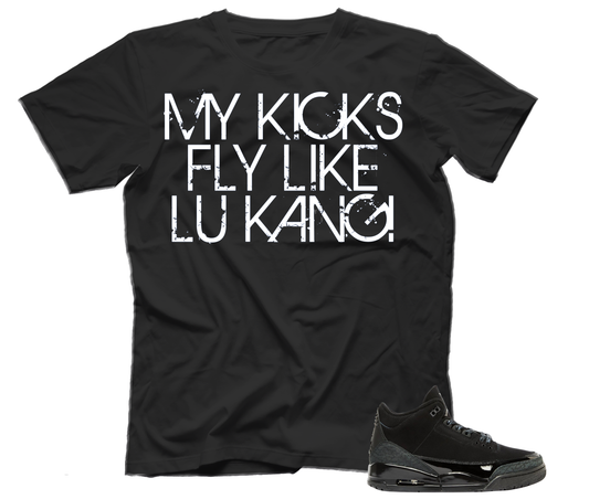 My Kicks Fly(Tee) Air Jordan 3 Black Cat