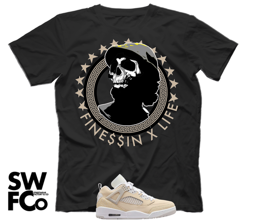 "Finne$$in X Life" Jordan Spizike Low Sand Drift