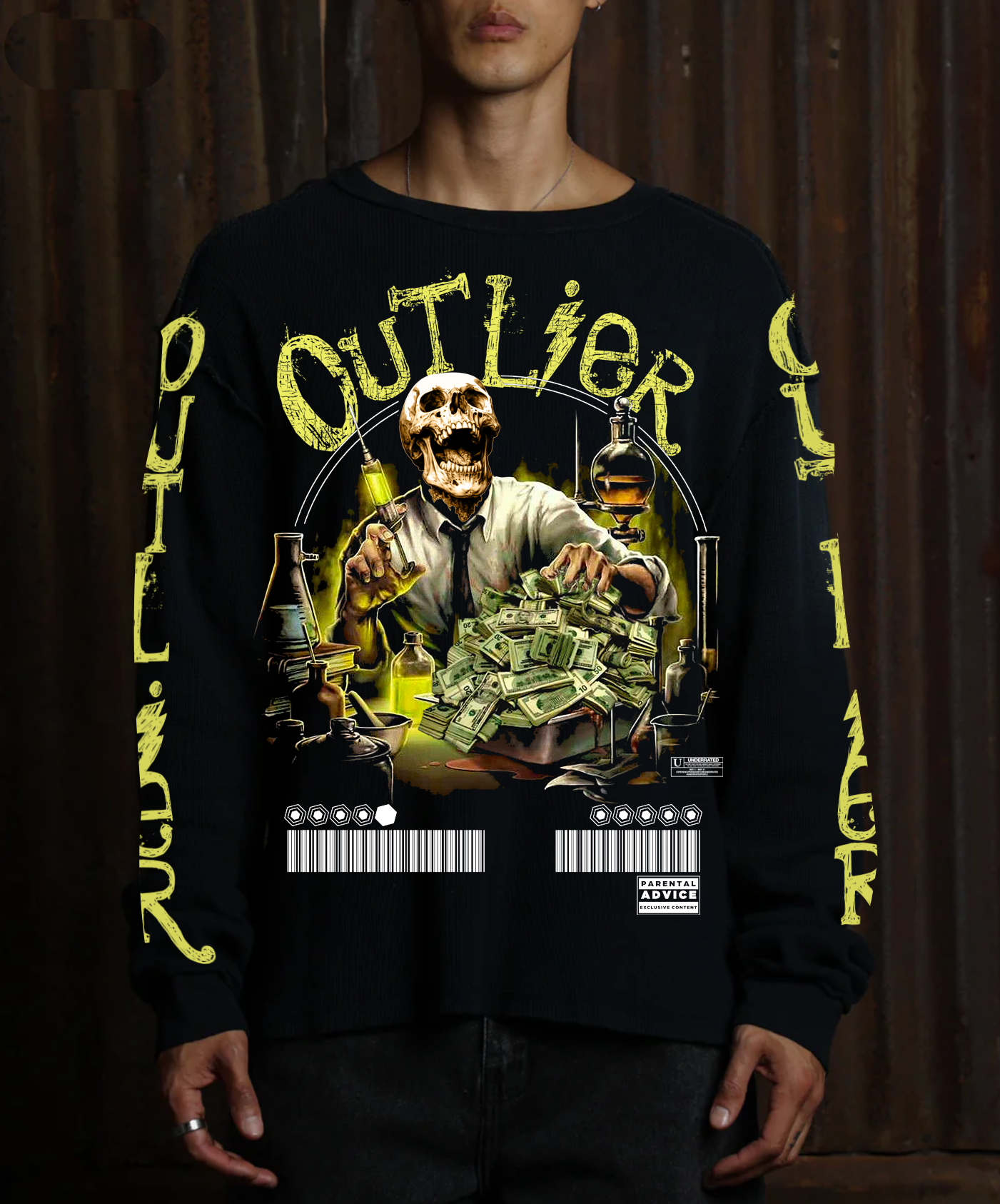 Re-juve Outlier Lime (Long Sleeve Tee)