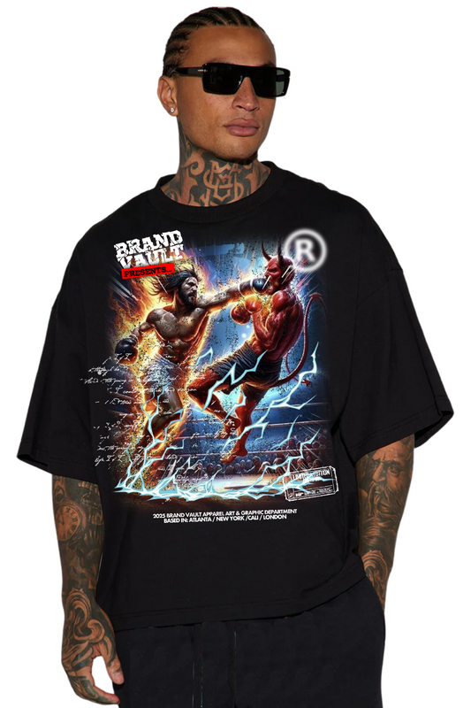 WHAT THE HELL BOX CROPPED TEE BVA